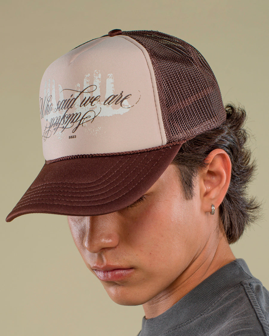 PHRASE TRUCKER HAT