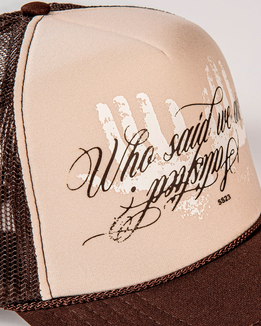 PHRASE TRUCKER HAT